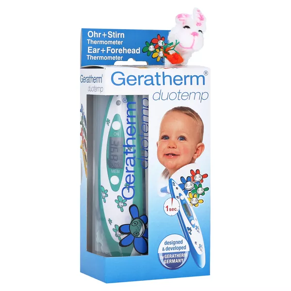 Geratherm Ohr Stirn Thermometer Duotemp