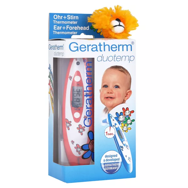 Geratherm Ohr Stirn Thermometer Duotemp
