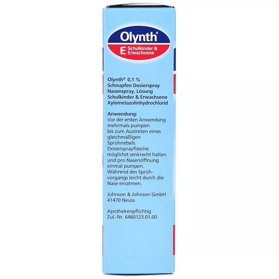Olynth 0,1 % Schnupfen Dosierspray, 15 ml