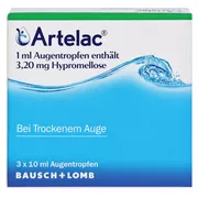 Artelac Augentropfen, Tränenersatzmittel, 3 x 10 ml
