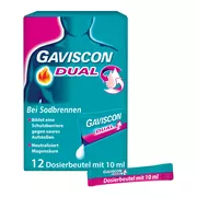 GAVISCON Dual Suspension bei Sodbrennen 12X10 ml