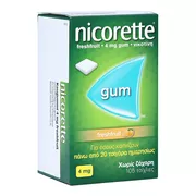 Nicorette Kaugummi 4 mg freshfruit - Reimport 105 St