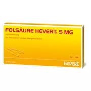 Produktabbildung: Folsäure Hevert 5 mg Ampullen 10 St