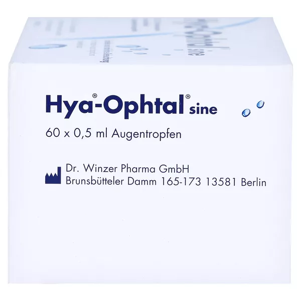 Hya-ophtal sine Augentropfen 60X0,5 ml