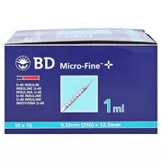 BD Micro-fine+ U 40 Insulinspritze 12,7mm 100X1 ml