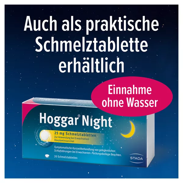 Hoggar Night 25 mg Doxylamin Schlaftabletten 10 St