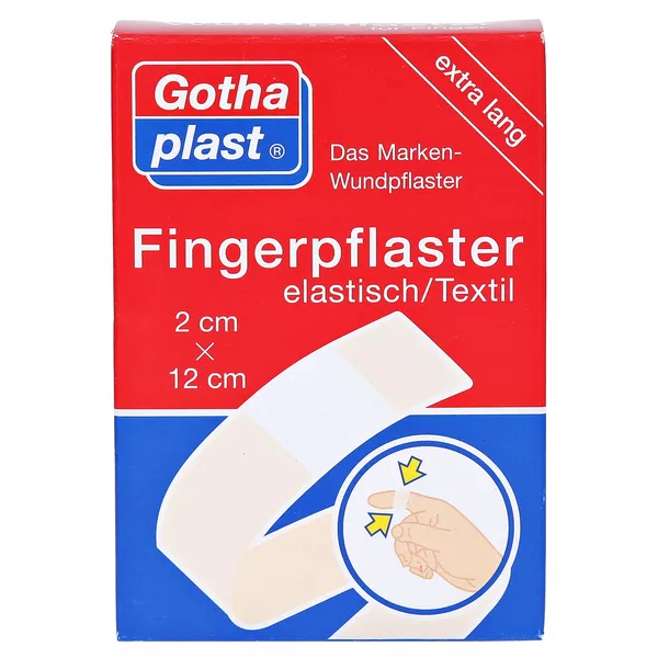 Gothaplast Fingerpflaster 12x2cm elastisch 5X2 St