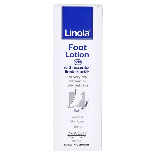 Linola Fuß-Milch - Fußcreme mit pH 4 100 ml