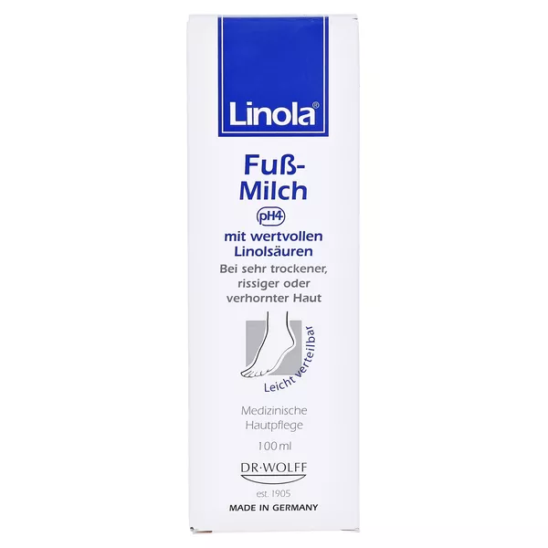 Linola Fuß-Milch - Fußcreme mit pH 4 100 ml