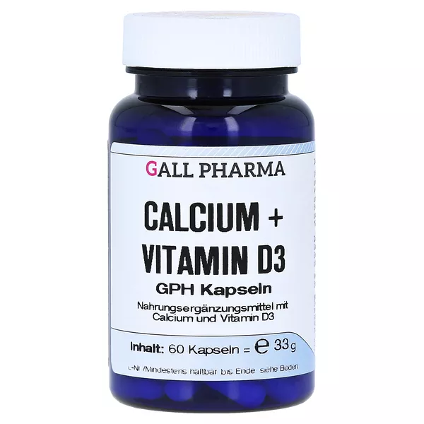 Calcium+vitamin D3 GPH Kapseln 60 St