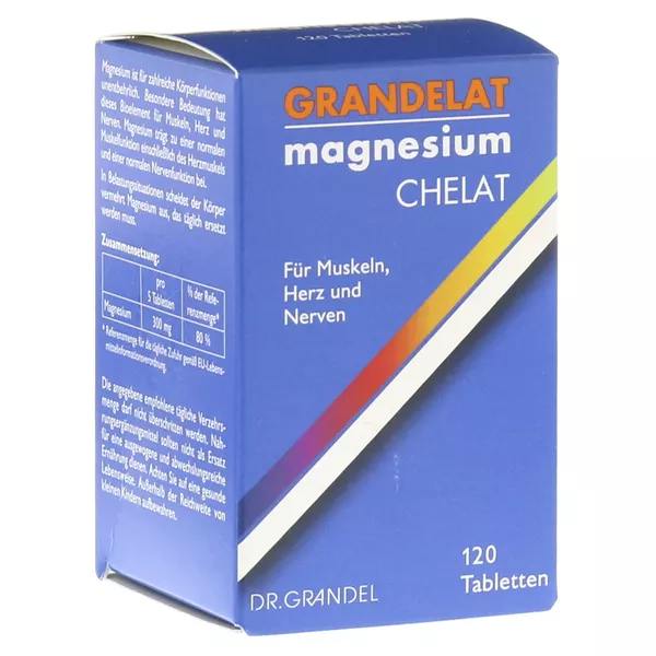 Grandelat MAG 60 MAGNESIUM Tabletten 120 St