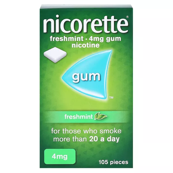 Nicorette Kaugummi 4 mg freshmint - Reimport 105 St