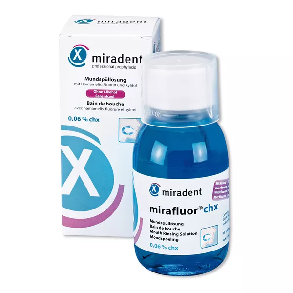 Miradent Mundspüllösung Mirafluor chx 0,06 100 ml