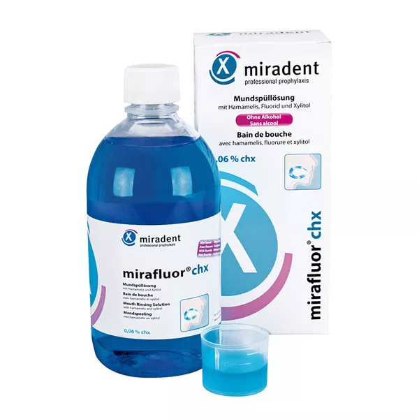Miradent Mundspüllösung Mirafluor chx 0,06 500 ml