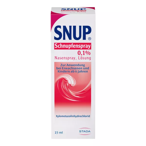 SNUP Nasen- & Schnupfenspray 0.1% mit Meerwasser 15 ml
