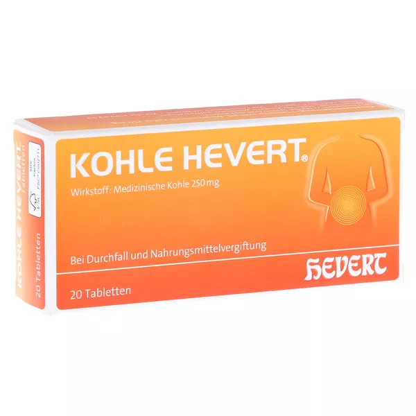 Kohle Hevert Tabletten, 20 St.