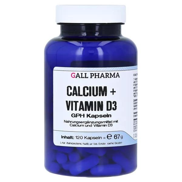 Calcium+vitamin D3 GPH Kapseln 120 St