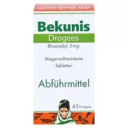 Bekunis Abführ Dragees Bisacodyl 5 mg 45 St