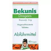 Bekunis Abführ Dragees Bisacodyl 5 mg 80 St