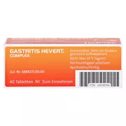 Gastritis Hevert Complex Tabletten 40 St