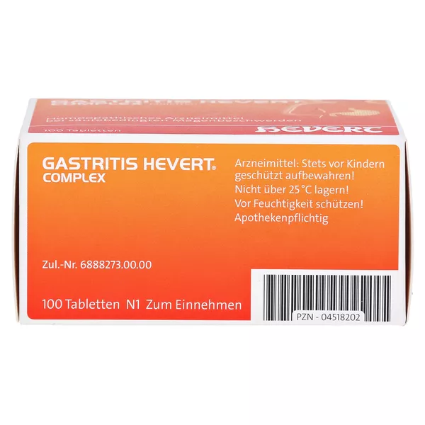 Gastritis Hevert Complex Tabletten, 100 St.