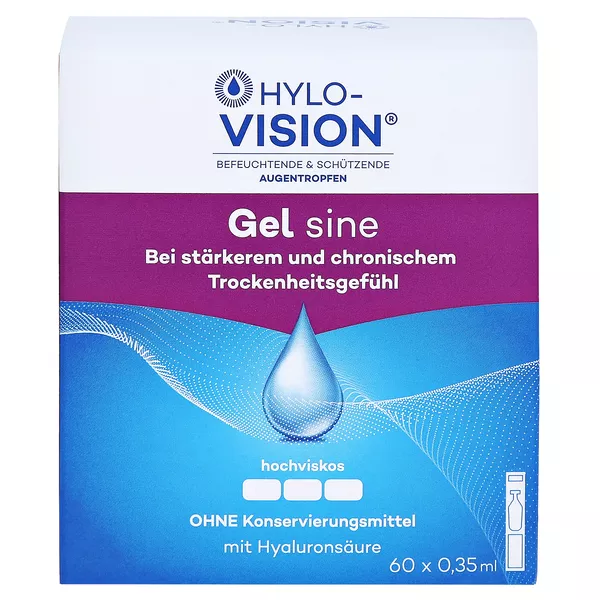 Hylo-Vision Gel sine, 60 x 0,35 ml