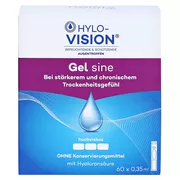 Hylo-Vision Gel sine, 60 x 0,35 ml