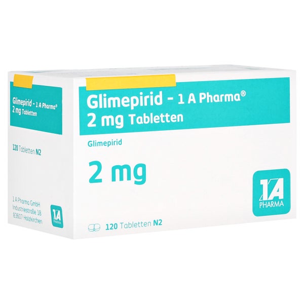 Glimepirid-1a Pharma 2 mg Tabletten 120 St