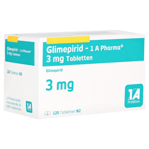 Glimepirid-1a Pharma 3 mg Tabletten 120 St