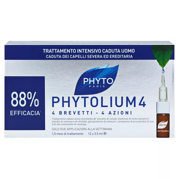 Phytolium 4 Anti-haarausfall Kur Ampulle 12X3,5 ml