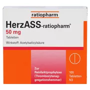 HerzASS ratiopharm 50 mg 100 St