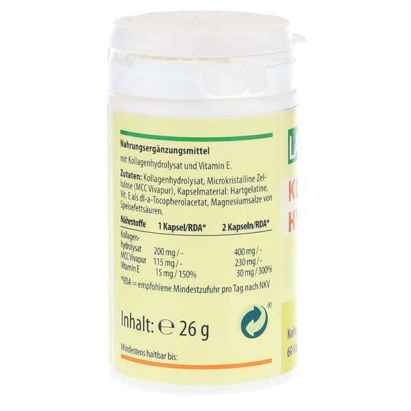 Kollagen Hydrolysat 400 mg pro Tag Kapse 60 St
