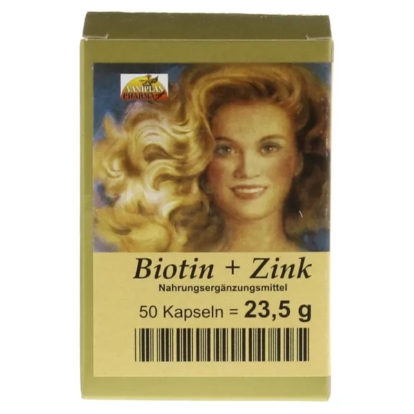 Biotin PLUS Zink Haarkapseln 50 St