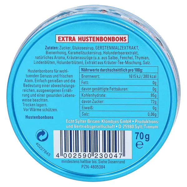 ECHT Sylter Extra Hustenbonbons 70 g