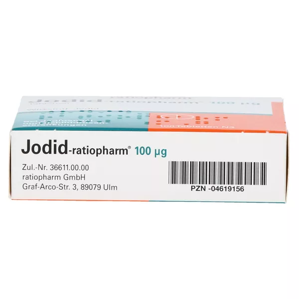 Jodid ratiopharm 100 µg 100 St
