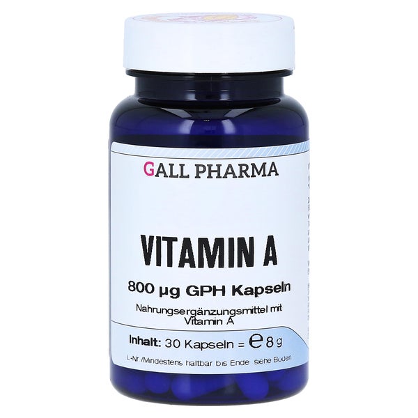 Vitamin A 800 µg GPH Kapseln 30 St