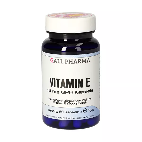 Vitamin E 15 mg GPH Kapseln 60 St