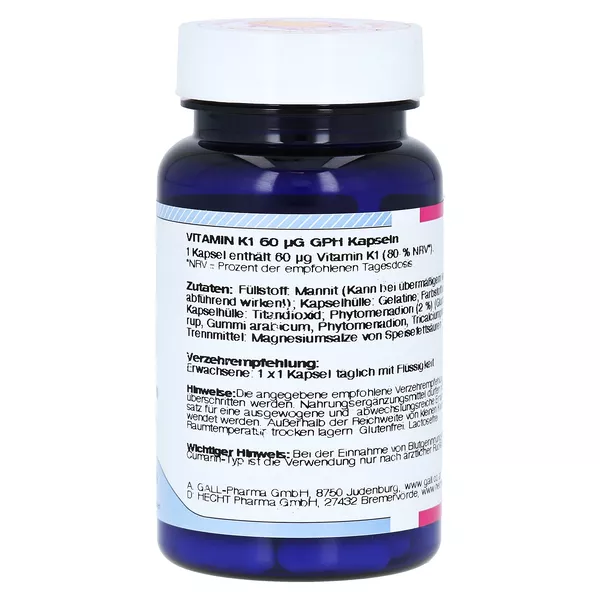 Vitamin K1 60 µg GPH Kapseln 30 St