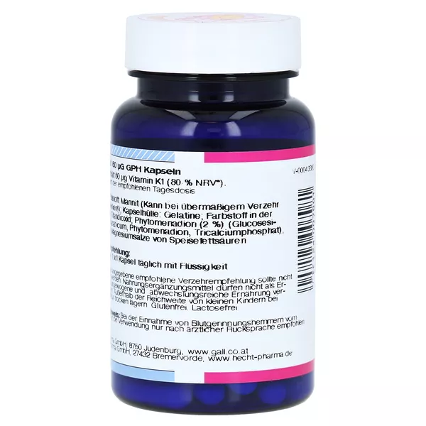 Vitamin K1 60 µg GPH Kapseln 30 St