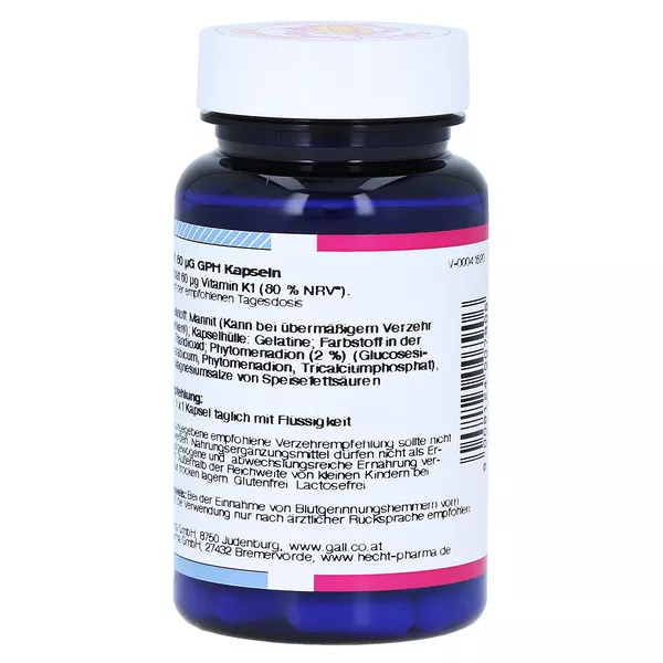 Vitamin K1 60 µg GPH Kapseln 60 St