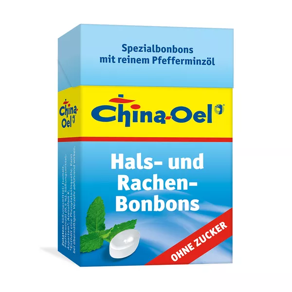 CHINA ÖL Hals- und Hustenbonbons o. Zucker 40 g