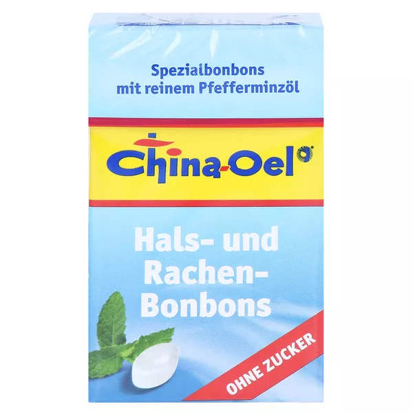 CHINA ÖL Hals- und Hustenbonbons o. Zucker, 40 g