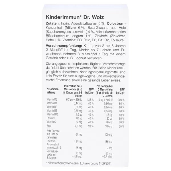 Kinderimmun Dr.wolz Pulver 65 g