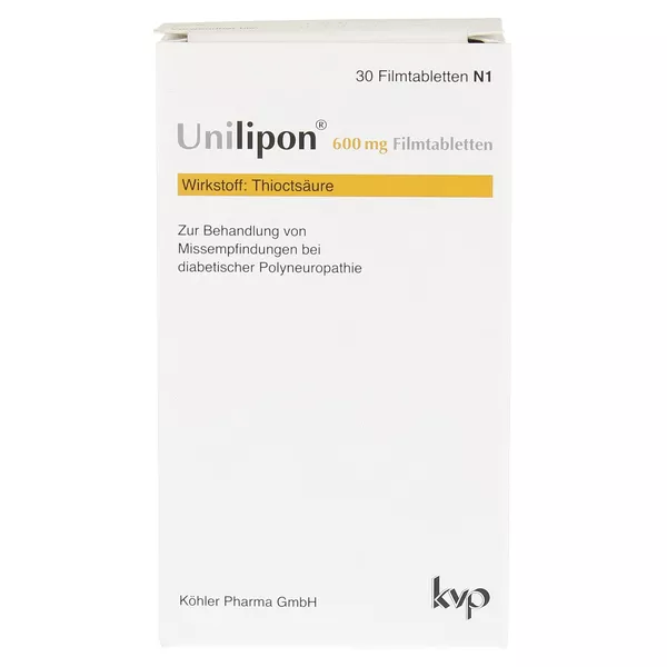 Unilipon 600 mg 30 St