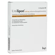 Unilipon 600 Infusionslösungskonzentrat 1X5 St