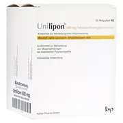 Unilipon 600 Infusionslösungskonzentrat 1X20 St