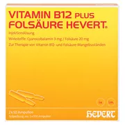 Vitamin B12 PLUS Folsäure Hevert a 2 ml 200 St