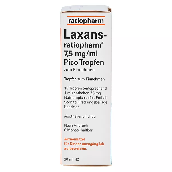 Laxans ratiopharm 7,5 mg/ml 30 ml