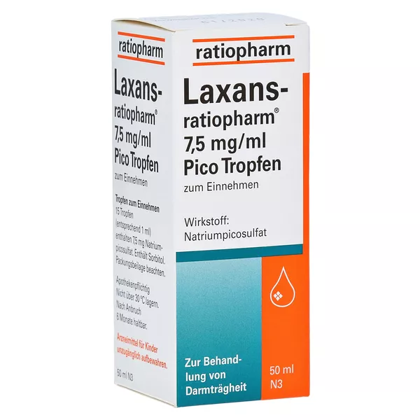 Laxans ratiopharm 7,5 mg/ml, 50 ml