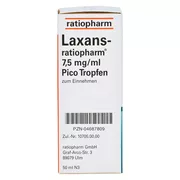 Laxans ratiopharm 7,5 mg/ml, 50 ml